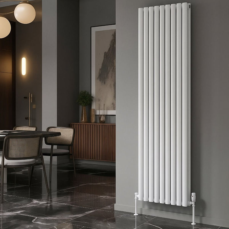 Wyvern Elliptical Double Vertical Radiators (1600mm × 420mm)