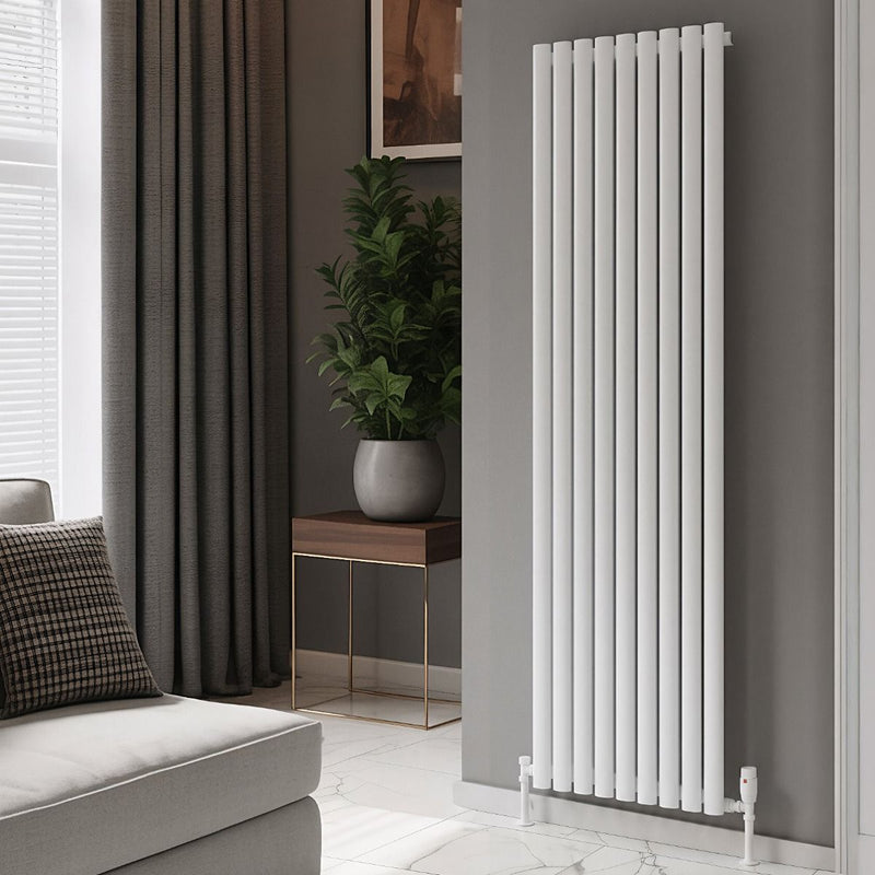 Wyvern Elliptical Single Vertical Radiators (1600mm × 420mm)