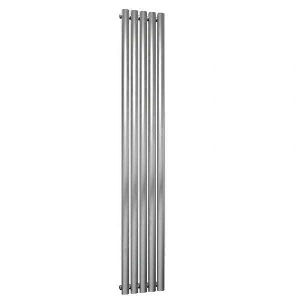 Reina Nerox Stainless Steel Brushed Single/Double Vertical Designer Radiator Central Heating