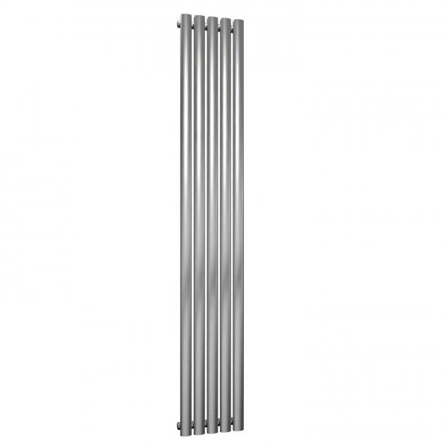 Reina Nerox Stainless Steel Brushed Single/Double Vertical Designer Radiator Central Heating