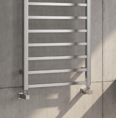 Reina Arden Stainless Steel Brushed Designer Heated Towel Rail Radiator