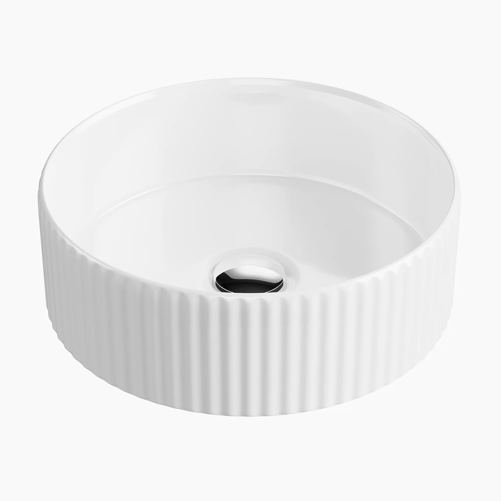 Hib - Eden Round Ceramic Vessel Basin - Linear