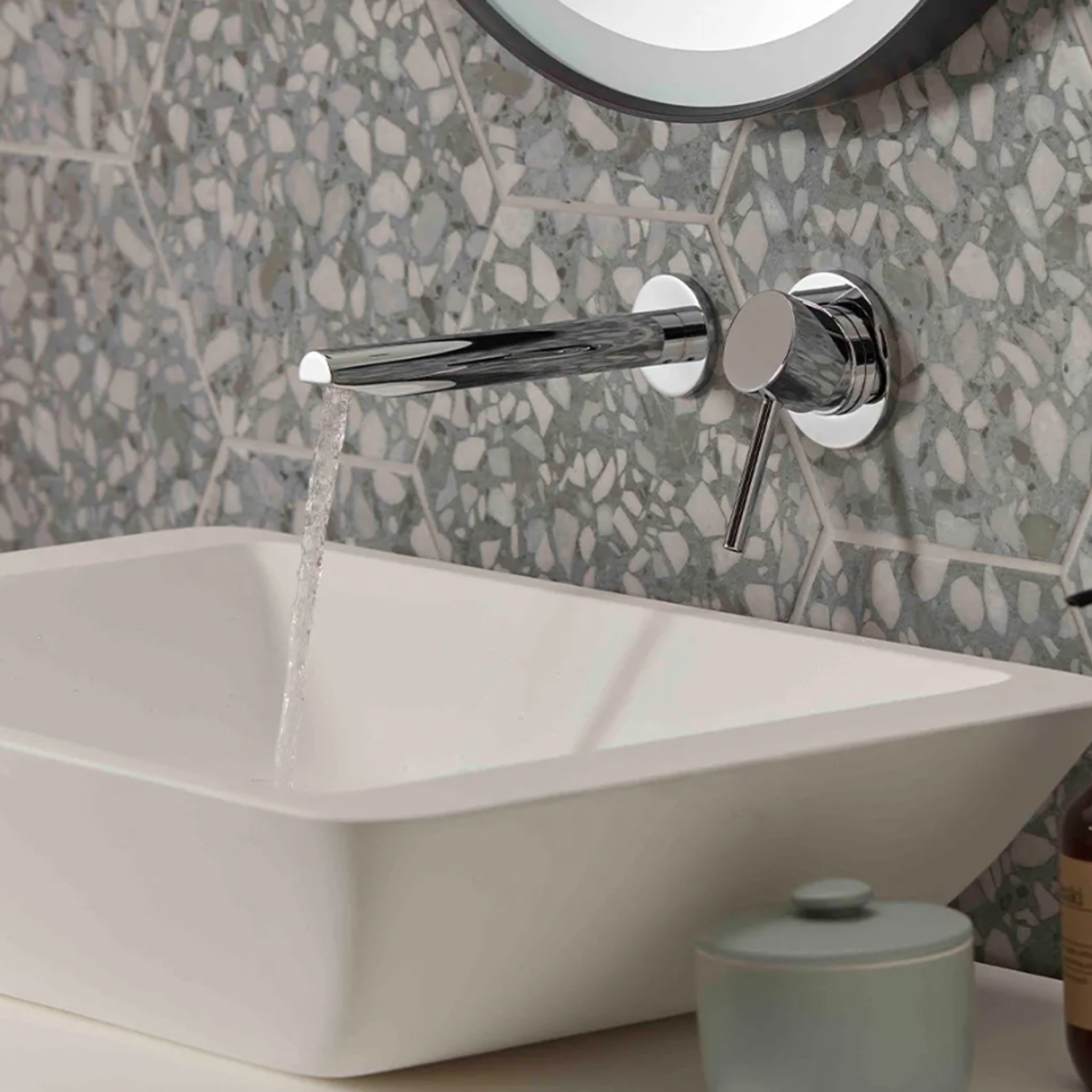 Storm Nova Wall Mounted Basin Mixer Chrome | Roper Rhodes ...