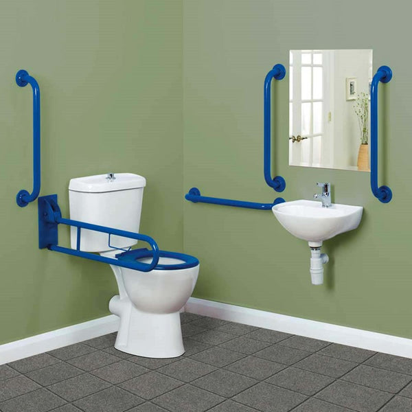 Arley Comfort Close Couple Push Button Doc M Pack With Blue Rail