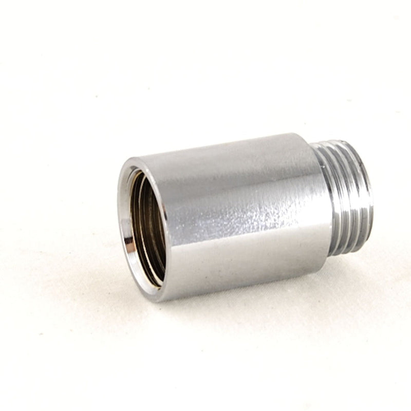 Plumbers Choice 30mm Rigid Radiator Valve Extensions 1/2 inch BSP - Chrome