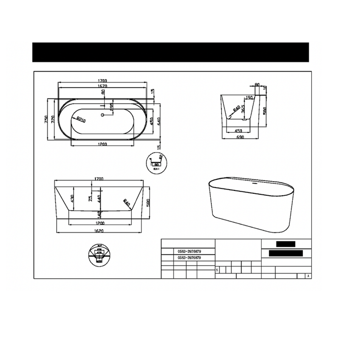 Scudo - Freestanding Tutto Bath