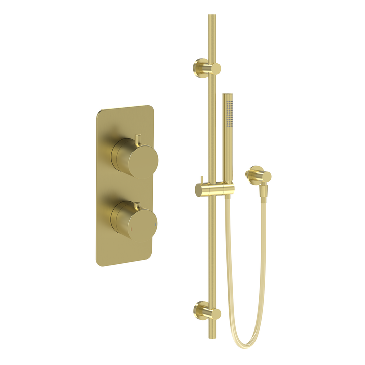 Hib - Rivex Single Outlet Valve Concealed Shower Sets - Matt Black