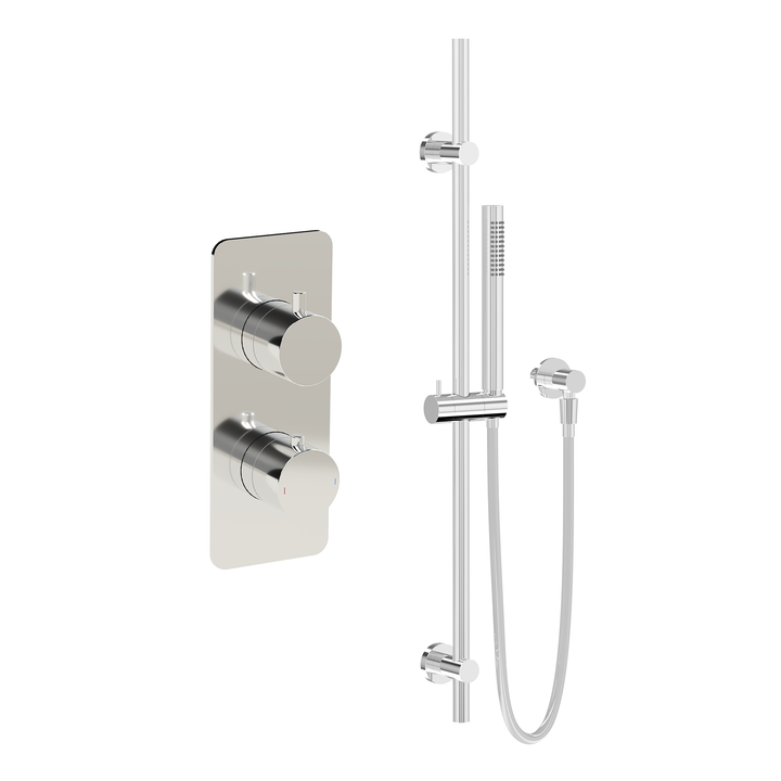 Hib- Rivex Single Outlet Valve Concealed Shower Sets - Brushed Brass
