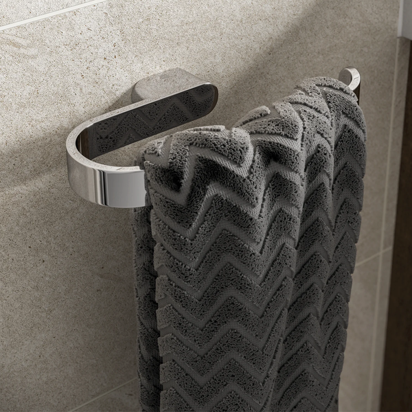 Hib - Pico Towel Ring - Chrome