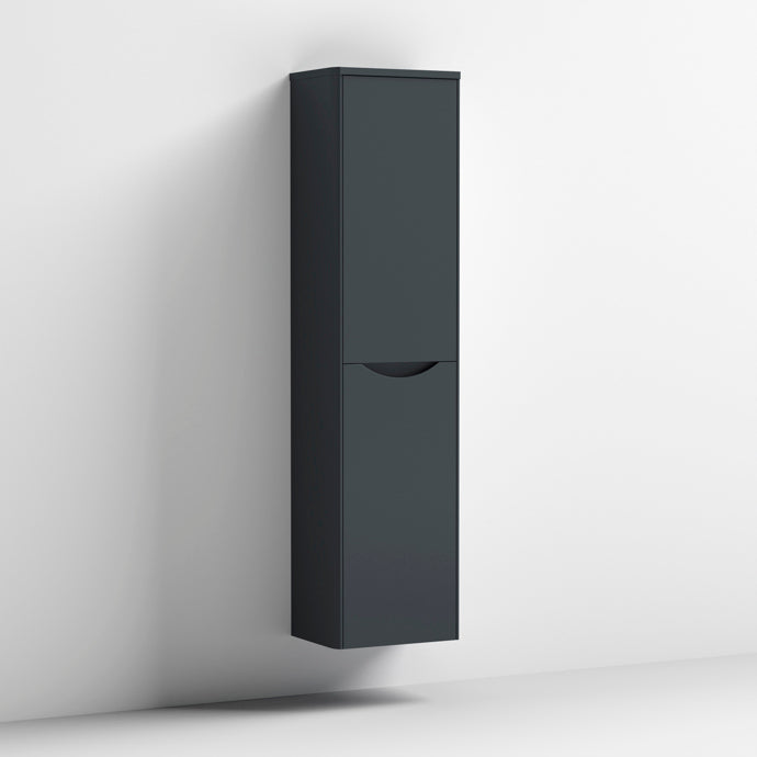 Black wall-mounted cabinet