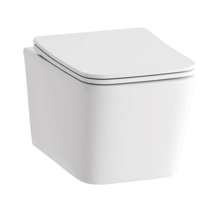 Hib - Aero Wall Hung Curved Toilet - White