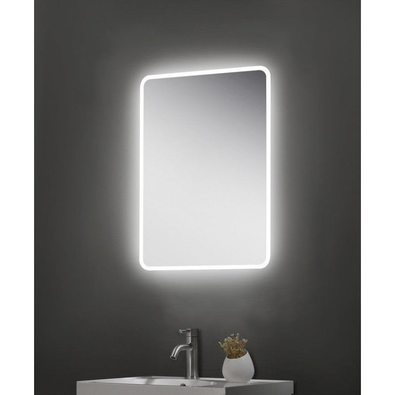 Tailored Angus Slimline LED Touch Bathroom Mirror 500mm x 700mm