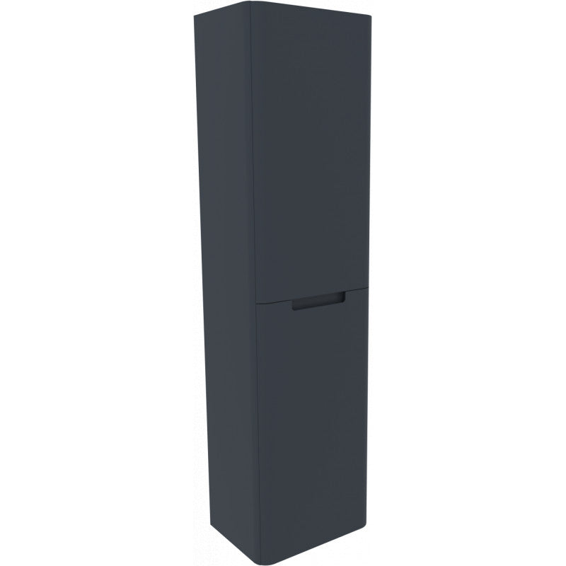 Tailored Monza Shadow Grey 400mm Wall Hung Tallboy Storage Cabinet