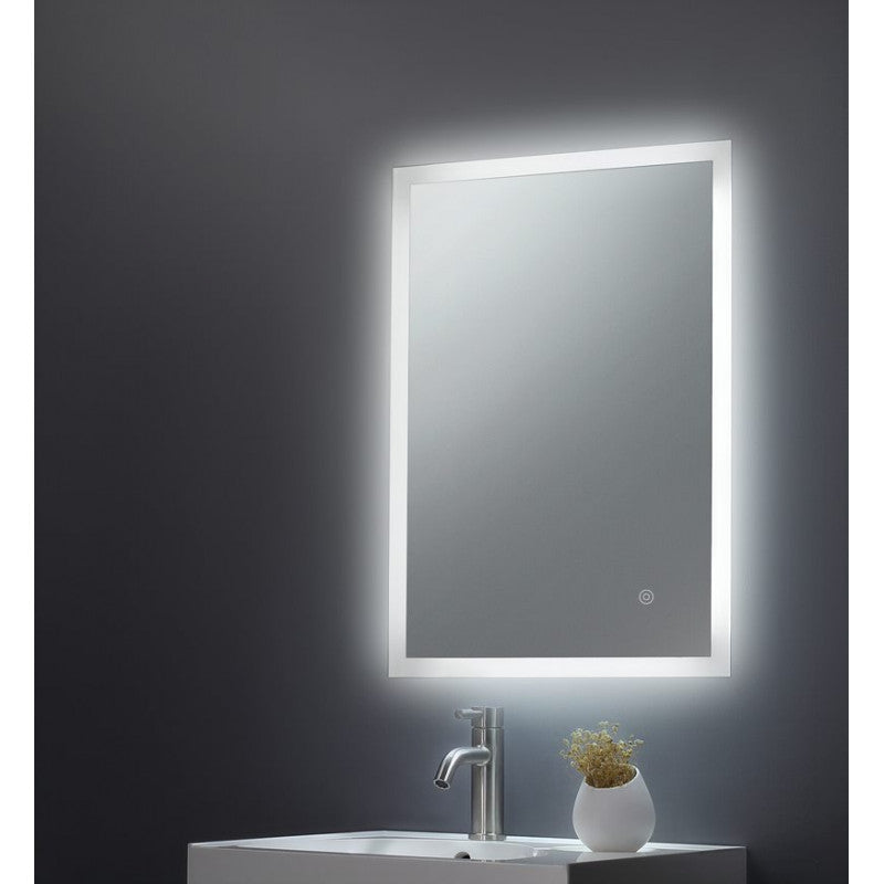 Tailored Noah Led Edge Touch Bathroom Mirror 800Mm H X 600Mm W X 45Mm D