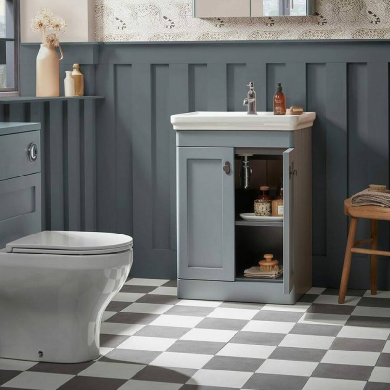 Tavistock Marston Floor Standing Vanity Unit - Matt Spruce