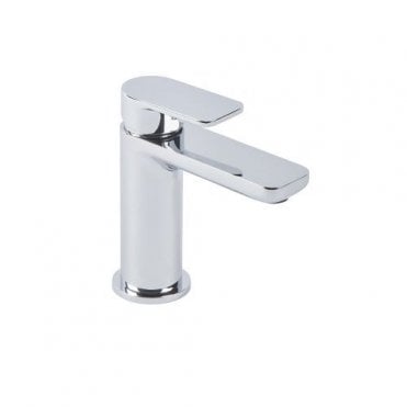 Iona Savour Mini Deck Mounted 1 Tap Hole Basin Mixer with Click Waster - Chrome