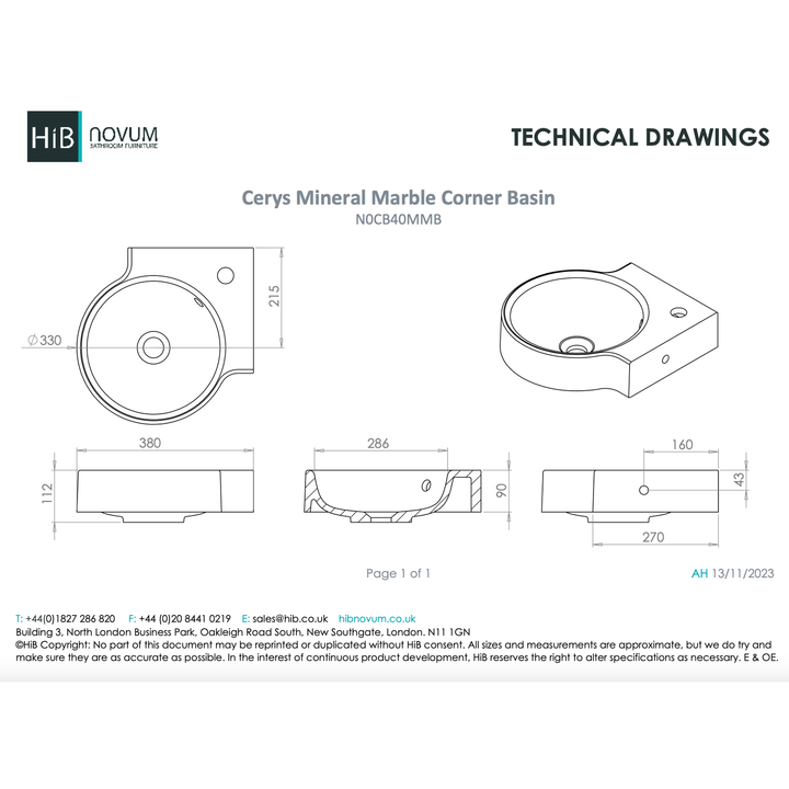 Hib - Cerys Corner Basin