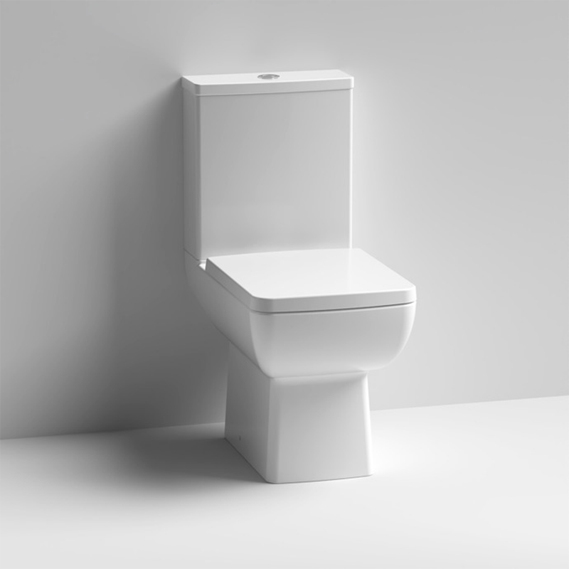 Nuie Cleo Compact Pan & Cistern - White