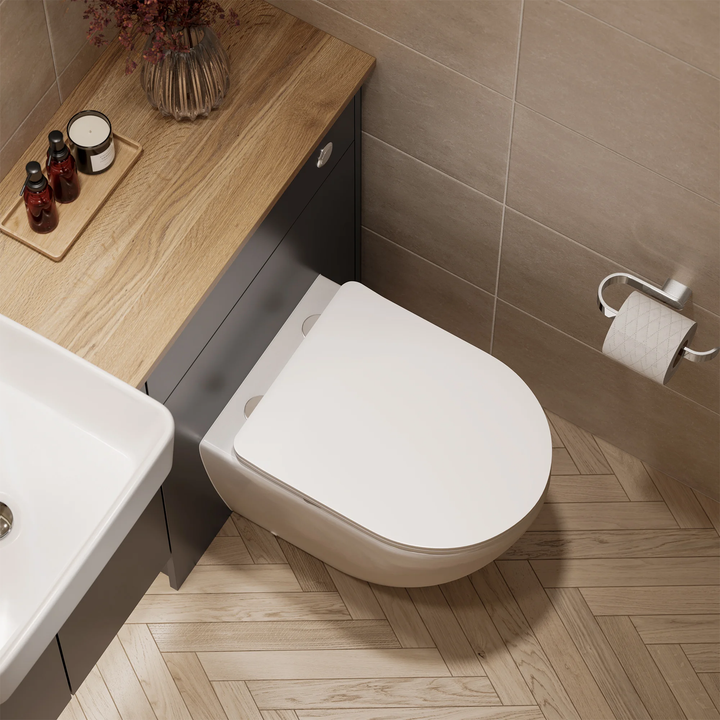 Hib - Aero Back to Wall Toilet - White