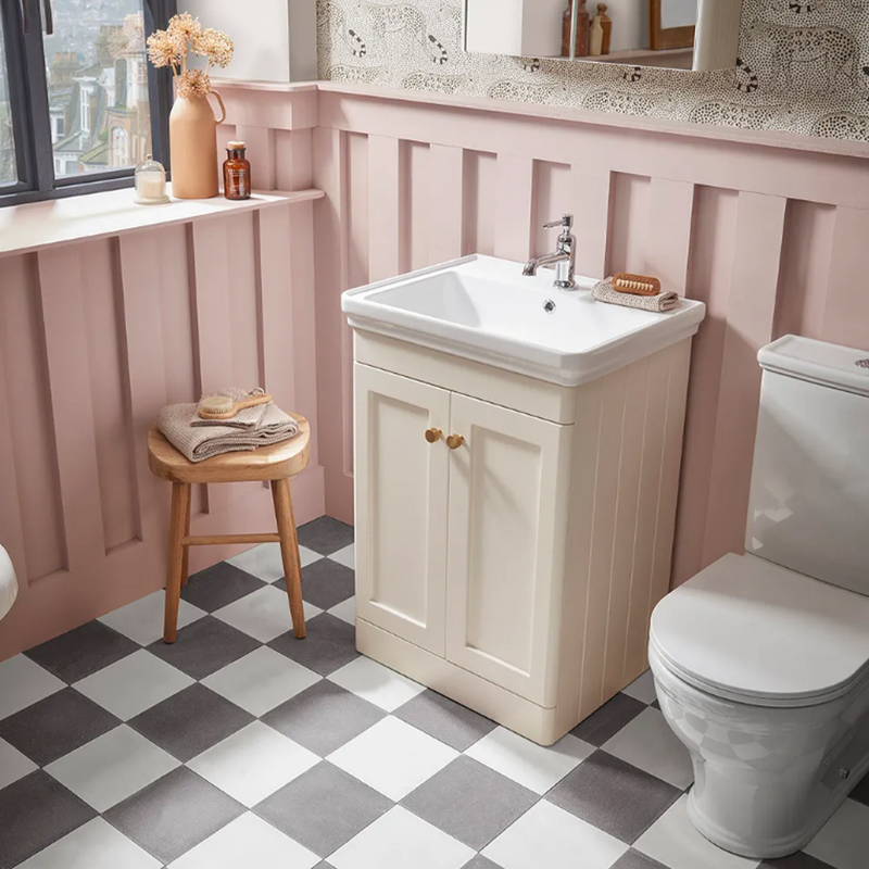 Tavistock Marston Floor Standing Vanity Unit - Matt Paper White