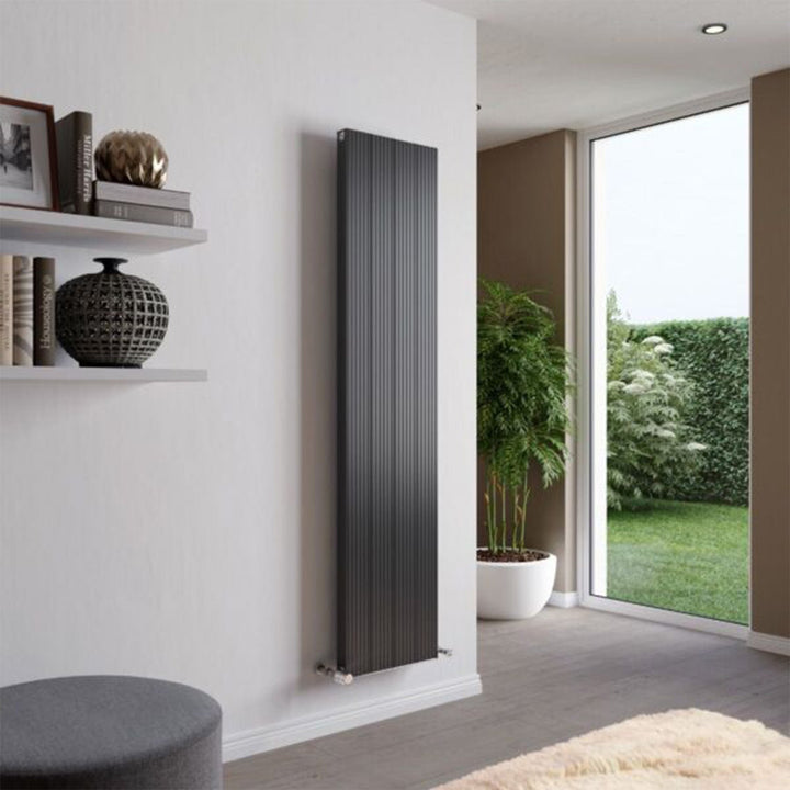 Eucotherm Deimos Anthracite Aluminium Horizontal Radiator