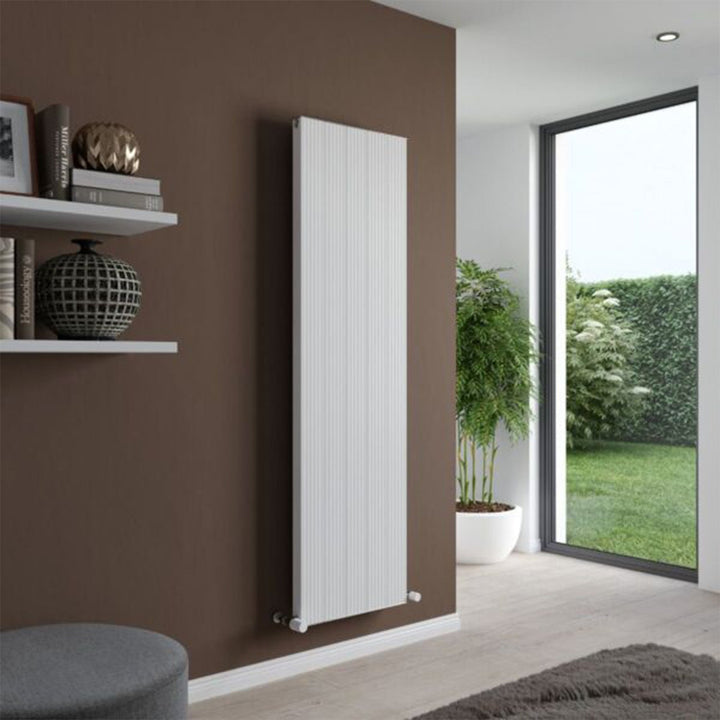 Eucotherm Deimos Aluminium White Horizontal Radiator