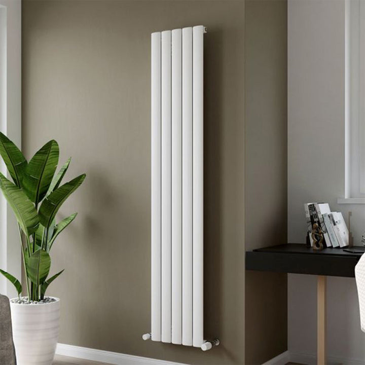 Eucotherm Nova Tube Duo 600 White Vertical Designer Radiator