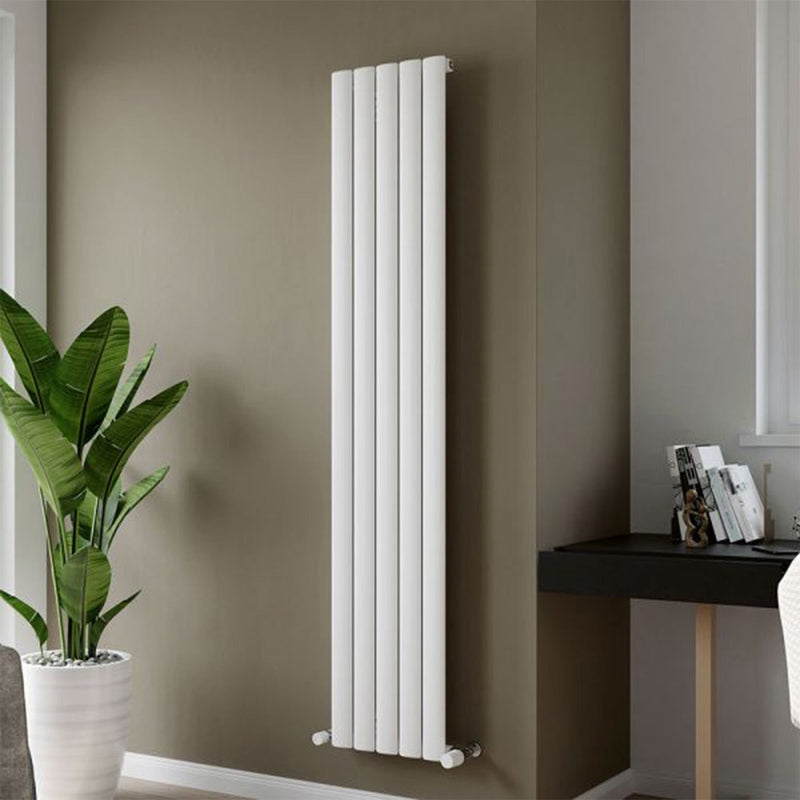 Eucotherm Delta White Aluminium Vertical Radiator