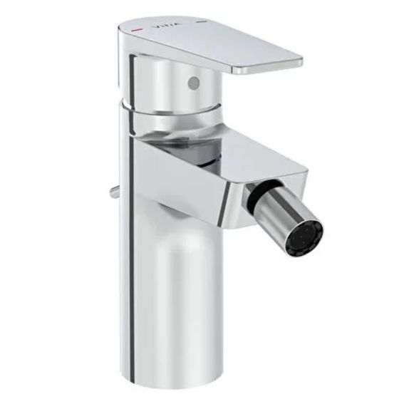 VitrA Flow Square Bidet Mixer - Chrome