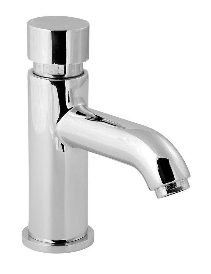 Methven Deva Vision Non Concussive Brass Self Closing Basin Tap Chrome