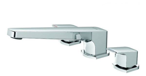 Methven Waipori Brass 3-Hole Deck Mounted Bath Mixer Tap