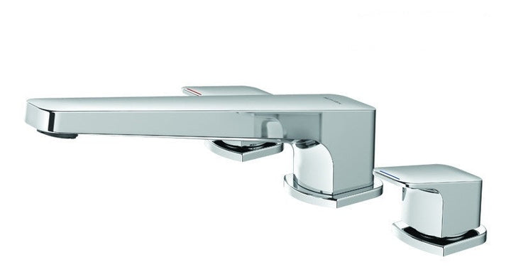 Methven Waipori Brass 3-Hole Deck Mounted Bath Mixer Tap