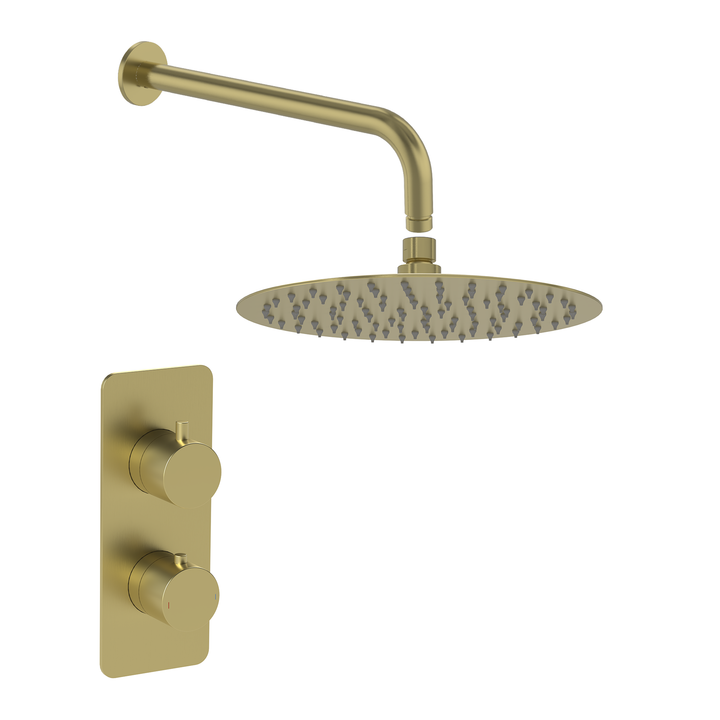 Hib - Rivex Single Outlet Valve Concealed Shower Sets - Gunmetal