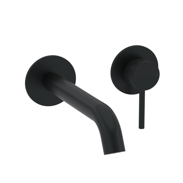 Atlas Luxe Wall Mounted Mixer - Matt Black