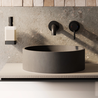 Hib - Atlas Luxe Wall Mounted Mixer - Matt Black