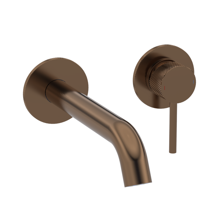 Hib - Atlas Luxe Wall Mounted Mixer - Brushed Bronze