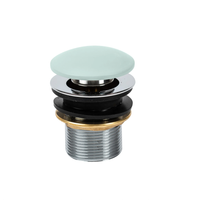 BC Designs - Basin Push Button Waste - Minty Green