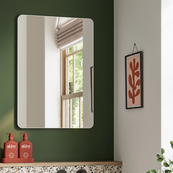 Hib - Trim Mirror - Matt White