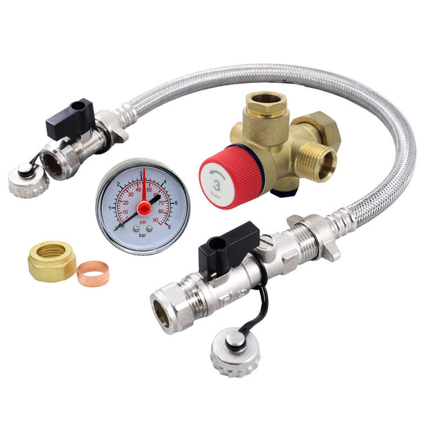Zilmet 1/2 Sealed System Expansion Vessels Installation Kit With Bracket